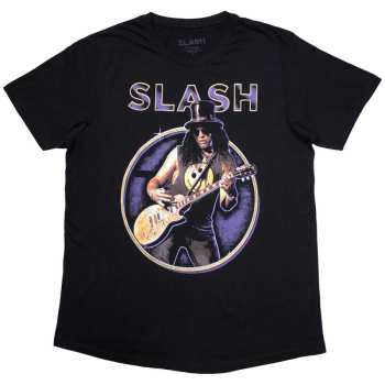 Merch Slash: T-shirt Purple Circle