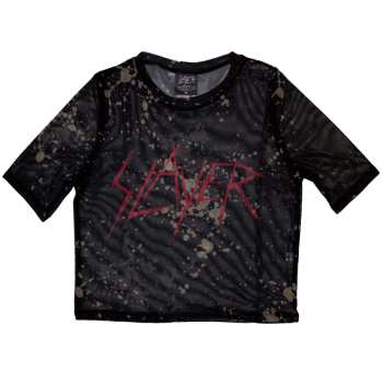 Merch Slayer: Dames Crop Top Scratchy Logo Slayer