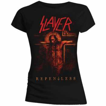 Merch Slayer: Dames T-shirt Repentless Crucifix 