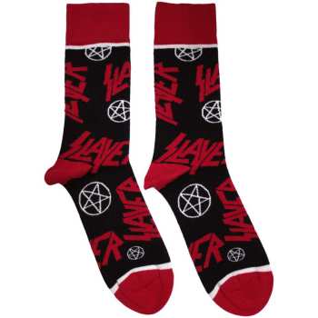 Merch Slayer: Enkelsokken Logo Slayers And Pentagrams