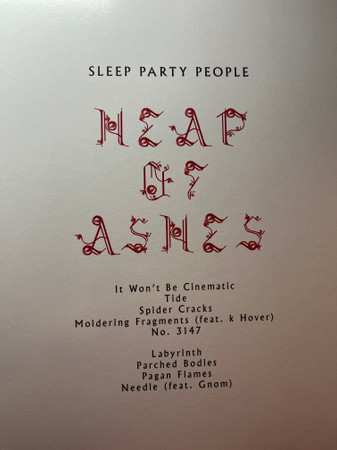 LP Sleep Party People: Heap Of Ashes CLR