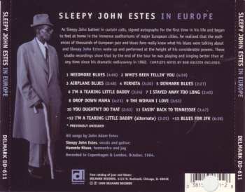 CD Sleepy John Estes: In Europe