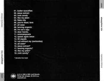 CD Sleepytime Trio: Memory-Minus