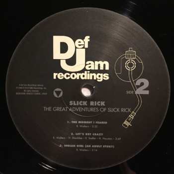 2LP Slick Rick: The Great Adventures Of Slick Rick
