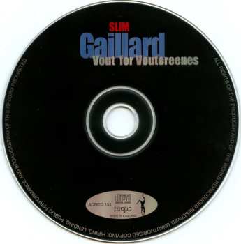 CD Slim Gaillard: Vout For Voutoreenes