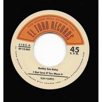 EP Slim Harpo: Bobby Sox Baby / I Got Love If You Want It / Don’t Start Cryin’ Now / Buzzin’