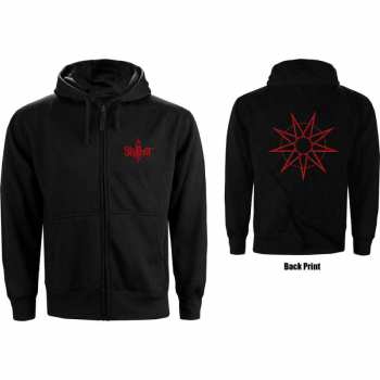 Merch Slipknot: Dámská Mikina Na Zip 9 Point Star  S