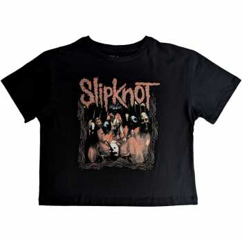Merch Slipknot: Dames Crop Top Band Frame