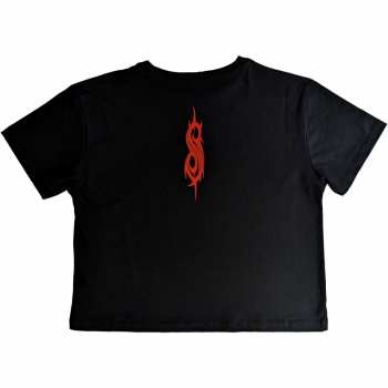 Merch Slipknot: Slipknot Ladies Crop Top: Band Frame (back Print) (x-large) XL