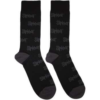 Merch Slipknot: Enkelsokken All Over Print Logo Slipknots