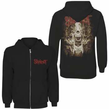 Merch Slipknot: Mikina Se Zipem Skull Teeth S