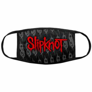 Merch Slipknot: Mondkapje Red Logo Slipknot & Sigils