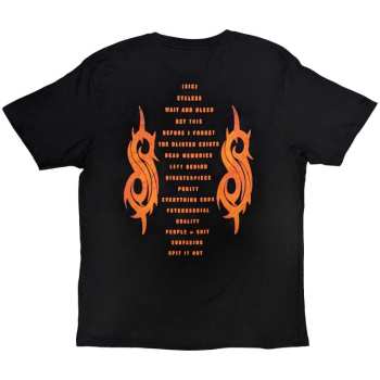 Merch Slipknot: Slipknot Unisex T-shirt: Live At Msg Orange (back Print) (small) S