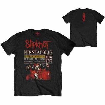Merch Slipknot: T-shirt Minneapolis '09 