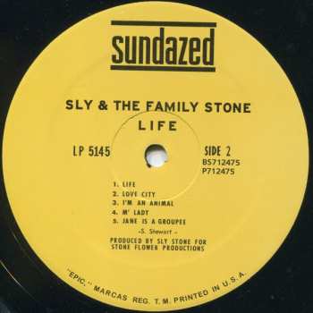LP Sly & The Family Stone: Life