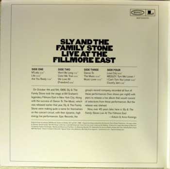 2LP Sly & The Family Stone: Live At The Fillmore East