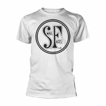 Merch Small Faces: T-shirt Logo Small Faces (white/black)