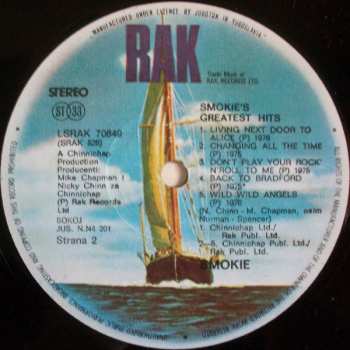 LP Smokie: Greatest Hits