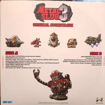2LP SNK Sound Team: Metal Slug 3 Original Soundtrack CLR