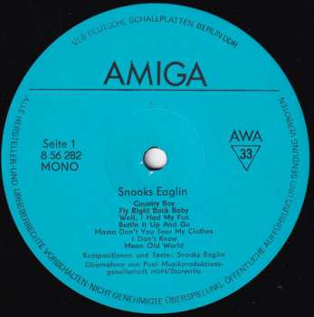 LP Snooks Eaglin: Snooks Eaglin