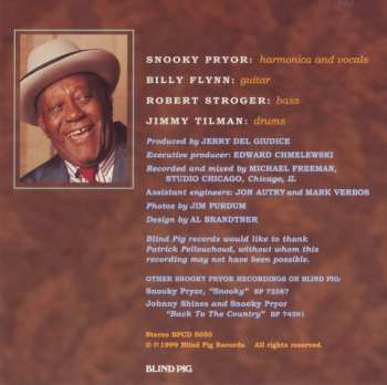 CD Snooky Pryor: Shake My Hand