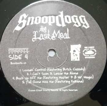 2LP Snoop Dogg: Tha Last Meal