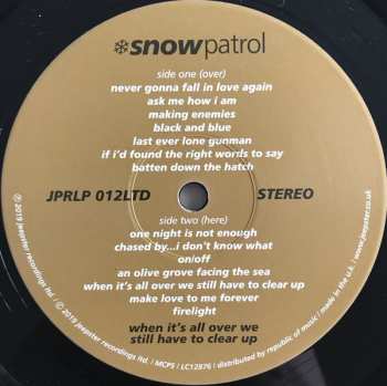LP/SP Snow Patrol: When It's All Over We Still Have To Clear Up LTD | CLR
