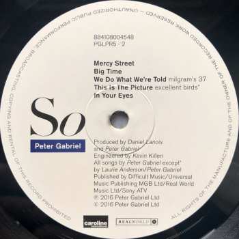 LP Peter Gabriel: So