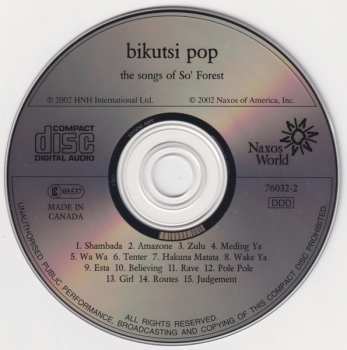 CD So' Forest: Bikutsi Pop