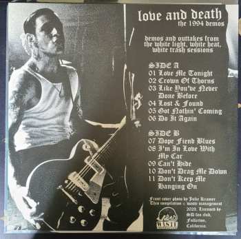 LP Social Distortion: Love And Death: The 1994 Demos Lp