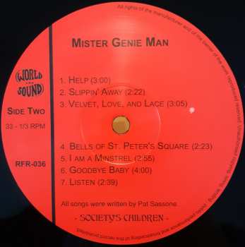 LP Society's Children: Mister Genie Man LTD
