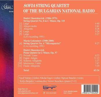CD Dmitri Shostakovich: Dmitri Shostakovich, Marin Goleminov