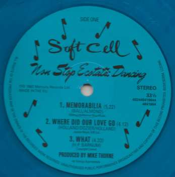 LP Soft Cell: Non Stop Ecstatic Dancing CLR