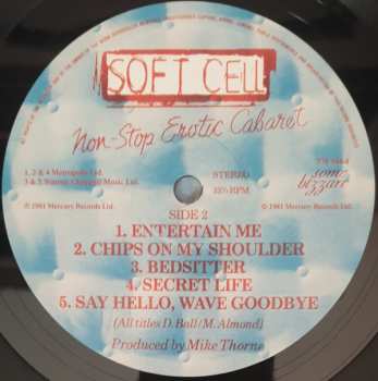 LP Soft Cell: Non-Stop Erotic Cabaret