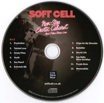 2CD Soft Cell: Non-Stop Erotic Cabaret ...And Other Stories: Live
