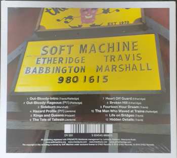 CD Soft Machine: Live At The Baked Potato