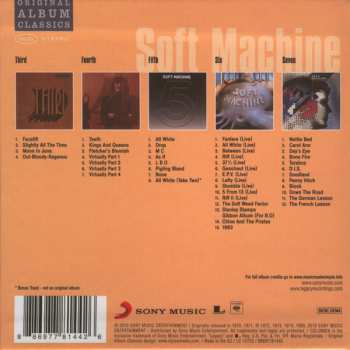 5CD/Doos Soft Machine: Original Album Classics