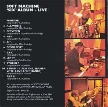 CD Soft Machine: Six