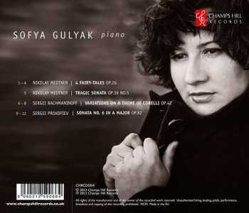 CD Sofya Gulyak: Medtner Rachmaninoff Prokofiev