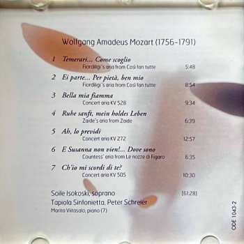 CD Wolfgang Amadeus Mozart: Mozart Arias