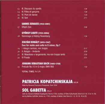 CD Sol Gabetta: Sol & Pat