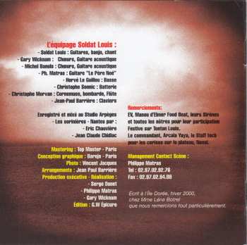 CD Soldat Louis: Escale Sur La Planète