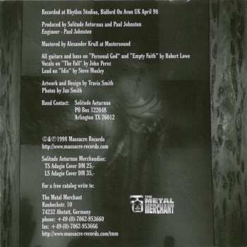 CD Solitude Aeturnus: Adagio