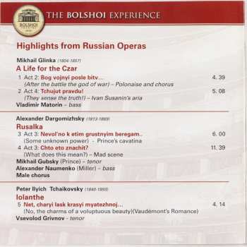 SACD Alexander Vedernikov: Highlights From Russian Operas