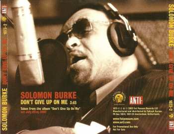 CD Solomon Burke: Don't Give Up On Me DIGI
