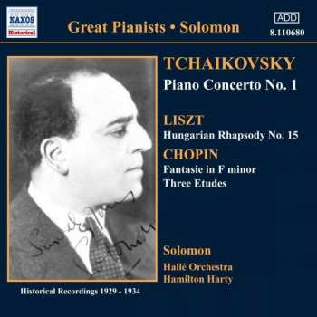 Album Pyotr Ilyich Tchaikovsky: Solomon (Historical Recordings 1929-1934)