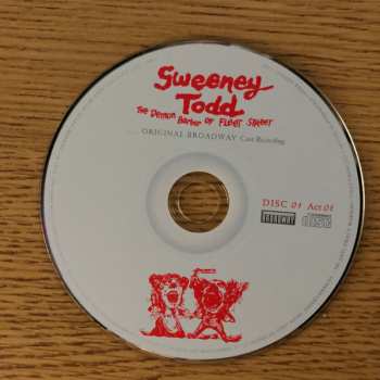 2CD Stephen Sondheim: Sweeney Todd: The Demon Barber Of Fleet Street (Original Cast Recording) DIGI