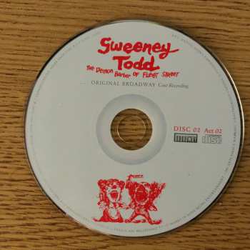 2CD Stephen Sondheim: Sweeney Todd: The Demon Barber Of Fleet Street (Original Cast Recording) DIGI