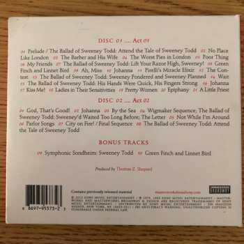2CD Stephen Sondheim: Sweeney Todd: The Demon Barber Of Fleet Street (Original Cast Recording) DIGI