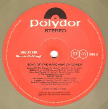 LP Earth And Fire: Song Of The Marching Children LTD | NUM | CLR